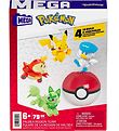 MEGA Pokemon Figure - 79 Parts - Paldea Region Team - 4 Toy Figu