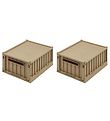 Liewood Foldable Boxes w. Lid - 25x18x9,5 cm - Small - Weston - 