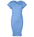 Rosemunde Jurk - Rib - Blue Hemel