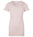 Rosemunde T-Shirt - Zijde/Katoen - Soft Rose