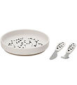 Elodie Details Dinner Set - Silicone - 3 Parts - Dalmatian Dots