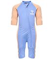 Hummel Coverall Swimsuit - HmlCala - UV40+ - Blue/Pink