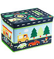 Djeco Storage Box - 35x25x25 cm - Cars