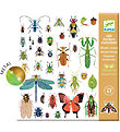 Djeco Stickers - Metallic - 160 st. - Insekten