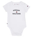 Tommy Hilfiger Bodysuit s/s - TH Logo - White