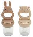 Konges Sljd Food Feeders - 2-Pack - Bark/Shell