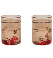 Konges Sløjd Glimmerbecher - 2er-Pack - Cherry