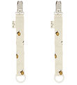 Konges Sløjd Pacifier Clips - 2-Pack - Lemon
