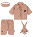 Konges Sljd Doll Clothes - Gerd Must Sleep - Mahogany Rose