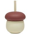 Tasse OYOY - Champignon - Off White/Rouge