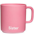 Design Letters Becher - Favourite - Schwester - Pink