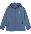 Color Kids Softshell Jacket w. Fleece - Vintage Indigo