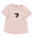 Tommy Hilfiger T-Shirt - Hilfiger Pailletten - Whimsy Pink