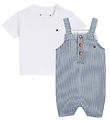 Tommy Hilfiger Set - T-shirt/Overalls - Striped Dungaree - The