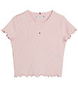 Tommy Hilfiger T-shirt - Essential Rib - Whimsy Pink