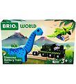 BRIO World Battery powered Train With Dinosaur w. Sound and Ligh