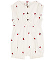 Müsli Summer Romper - Ladybird - Conditioner Cream/Apple Ed