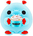 Snackles Peluche - 35 cm - Hugh l'hippopotame av. Cinnabon