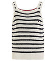 Tommy Hilfiger Toppi - Neulottu - Stripe Virkkaus - Calico/Deser