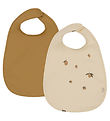 Konges Sløjd Bibs - PU - 2-Pack - Lemon
