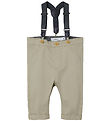 Name It Trousers w. Suspenders - NbmRyan - Pure Cashmere