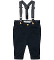 Name It Trousers w. Suspenders - Chino - NbmRyan - Dark Sapphire