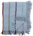 Bloomingville Blanket - 160x130 cm - Frey Blanket - Blue