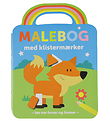 Forlaget Bolden Colouring Book w. Stickers - Fox
