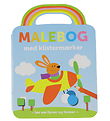 Forlaget Bolden Colouring Book w. Stickers - Flying