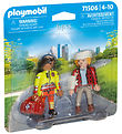 Playmobil DuoPack - Sanitäter mit Patient - 71506 - 6 Teile