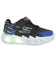 Skechers Shoe w. Light - Flex-Glow Bolt - Black/Blue