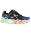 Skechers Shoe w. Light - Flex-Glow Bolt - Black/Blue