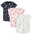 Name It T-Shirt - NmfVigga - 3er-Pack - Parfait Pink/Dark Sapphi