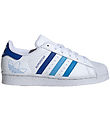 adidas Originals Chaussures - Superstar J - Blanc/Bleu