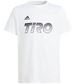 adidas Performance T-shirt - Hot G - White/Black