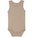 Minymo Body ohne rmel - Viskose - Einfach Taupe