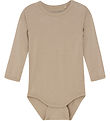 Minymo Body l/ - Viskose - Einfach Taupe