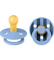 BIBS Colour Pacifiers - 2-Pack - Size 1 - Round - Sky Blue