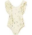 Mini A Ture Swimsuit - UV50+ - Delicia - Print Yellow Dragonfly