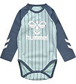 Hummel Romper l/s - hmlPinno - Surf Spray