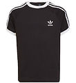 adidas Originals T-Shirt - 3 strepen - Zwart/Wit
