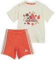 adidas Performance Shortsset - I Frukt T - Vit/Rd