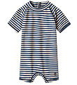 Wheat Coverall Swimsuit - UV40+ - Cas - Indigo Stripe