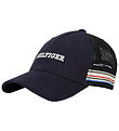 Tommy Hilfiger Cap - Track Club - Space Blue w. Logo Stripe