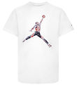 Jordan T-Shirt - Waterverf Jumpman - Wit