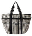 Lala Berlin Shopper - Ost-West Tote Marin - Erbe Stripe Bla