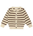 Petit Piao Cardigan - Knitted - Off White/Brown Melange