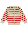Petit Piao Cardigan - Strick - Off White/Helles Rot