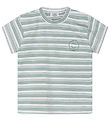 Hust and Claire T-shirt - HCArthur - Jade Green w. Stripes