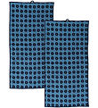 Smfolk Handdoek - 2-pack - 70 x 140 - Blue Grot
